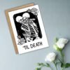 ’Til Death – Gothic Skeleton Valentine’s Card