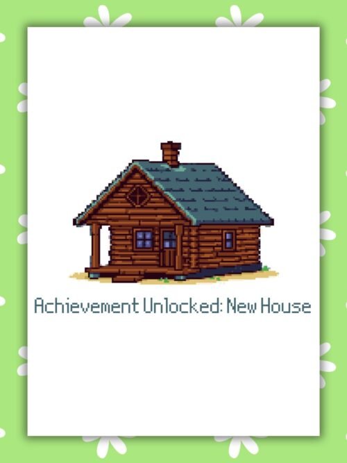Achievement Unlocked Card New Home Card - Achievement Unlocked: New House