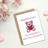 Happy Anniversary Card For Gamers – Bear Design
