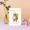 Happy Anniversary Card – Un-Bear-ably Lost Without You