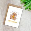 Capy Easter Bunny (2) Capy Easter – Cute Capybara Happy Easter Card