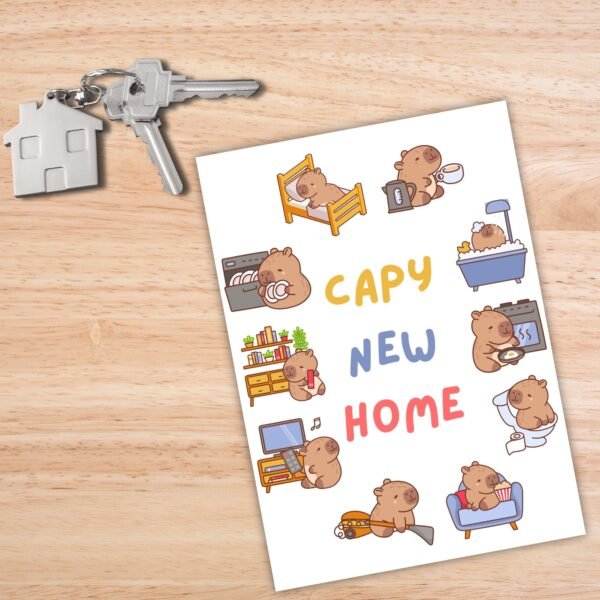 New Home Card - Capybara New Home