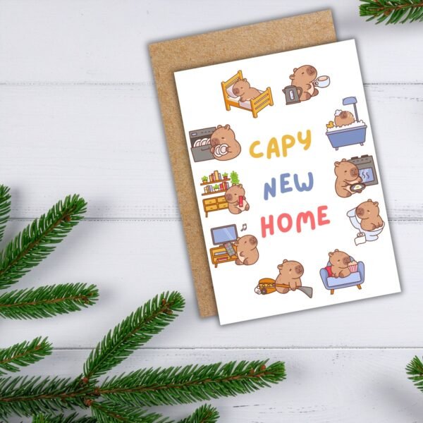 New Home Card - Capybara New Home