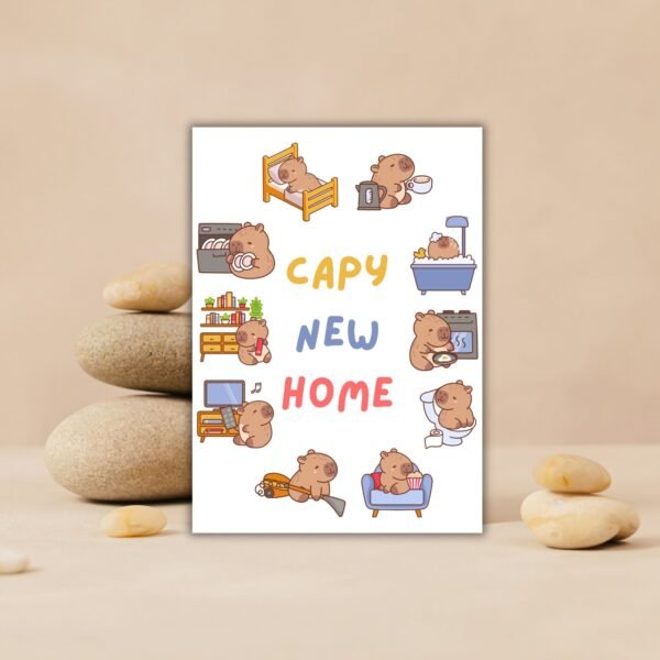 New Home Card - Capybara New Home