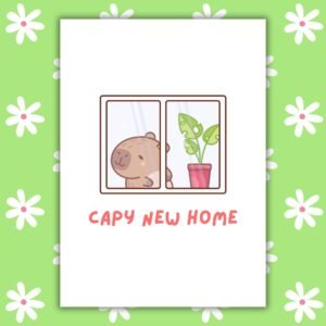 New Home Card - Capy New Home