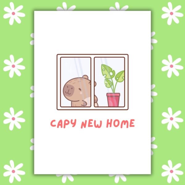 New Home Card - Capy New Home
