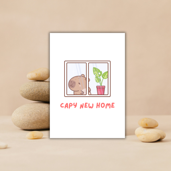 New Home Card - Capy New Home