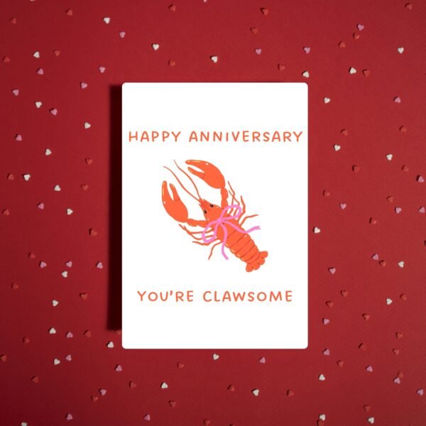 Happy Anniversary Card – You’re Clawsome