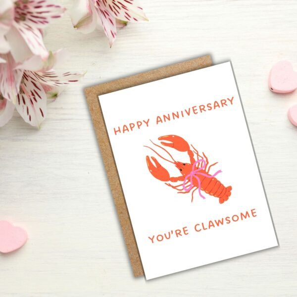 Happy Anniversary Card – You’re Clawsome