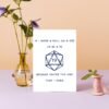 D20 Dice Nerdy Anniversary Card