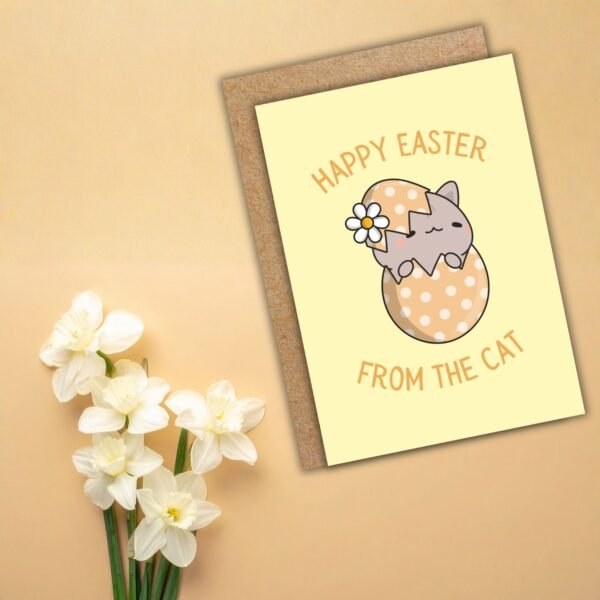 Easter From The Cat (1) Happy Easter From The Cat