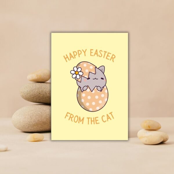 Easter From The Cat (3) Happy Easter From The Cat