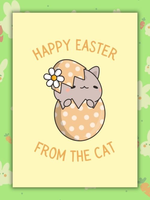Easter From The Cat Happy Easter From The Cat