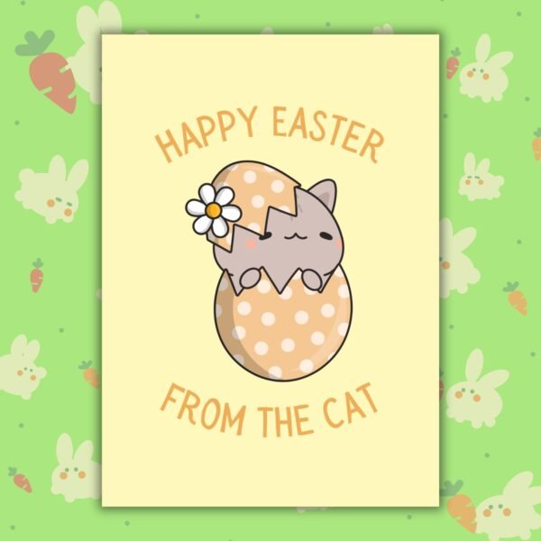 Easter From The Cat Happy Easter From The Cat