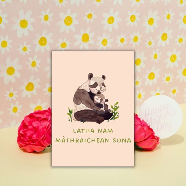 Latha nam Màthraichean Sona – Scottish Gaelic Mother’s Day Card