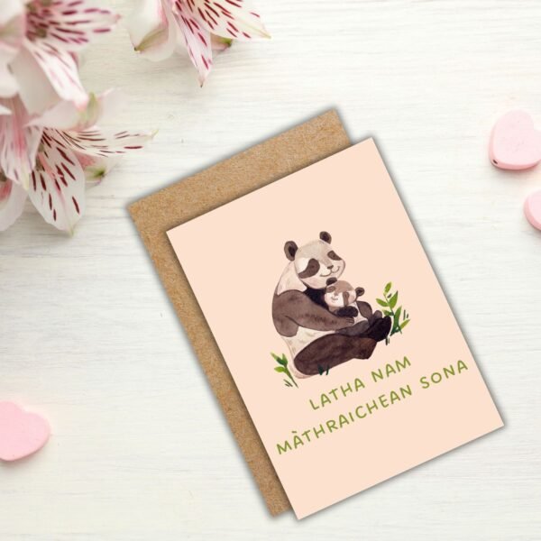 Latha nam Màthraichean Sona – Scottish Gaelic Mother’s Day Card