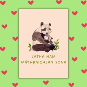 Latha nam Màthraichean Sona – Scottish Gaelic Mother’s Day Card