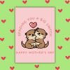 Sending You a Big Cwtch – Happy Mother’s Day Card