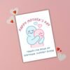 HMD emotional support (1) Thank You for Being My Emotional Support Human – Happy Mother’s Day Card