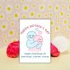 HMD emotional support (2) Thank You for Being My Emotional Support Human – Happy Mother’s Day Card
