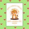 Fierce Fearless Fabulous – Tiger Queen Mother’s Day Card