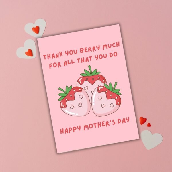 Thank You Berry Much Happy Mother’s Day Card