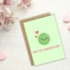 Hap pea Anniversary Card (3) Happy Anniversary Card – Hap-Pea Anniversary