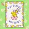 Happy Easter Chick Groovy Happy Easter Stay Groovy – Funny Disco Chick Easter Card