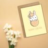 Hoppy Easter – Cute Rabbit Easter Card