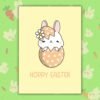 Hoppy Easter – Cute Rabbit Easter Card