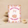 Hoppy Easter Disco Bunny Easter Card