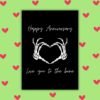 Happy Anniversary Card – Love You to the Bone