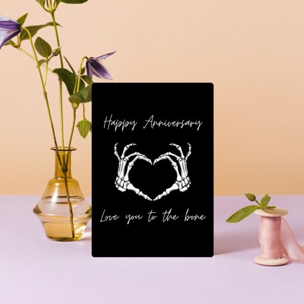 Happy Anniversary Card – Love You to the Bone