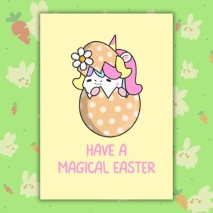 Have A Magical Easter – Unicorn Easter Card