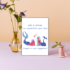 You Mermaid For Each Other – Personalised Engagement Card for Couple
