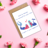 You Mermaid For Each Other – Personalised Engagement Card for Couple