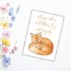 Mother's Day Always Fox (1) Always With Me – Mother’s Day and Every Day Card Mother's Day Memorial Card