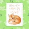 Mother's Day Always Fox Always With Me – Mother’s Day and Every Day Card Mother's Day Memorial Card