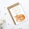 Mother's Day Always Fox (3) Always With Me – Mother’s Day and Every Day Card Mother's Day Memorial Card