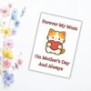 Mother's Day cat memorial (1) Forever My Mum – Cat Mother’s Day Memorial Card