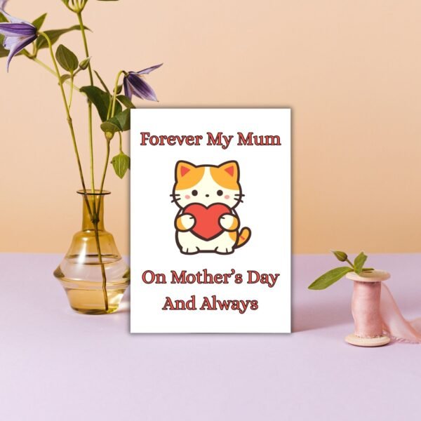 Mother's Day cat memorial (2) Forever My Mum – Cat Mother’s Day Memorial Card