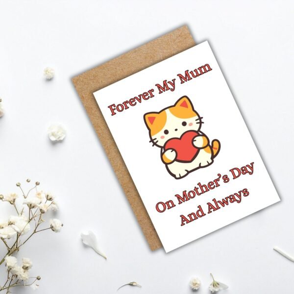 Mother's Day cat memorial (3) Forever My Mum – Cat Mother’s Day Memorial Card