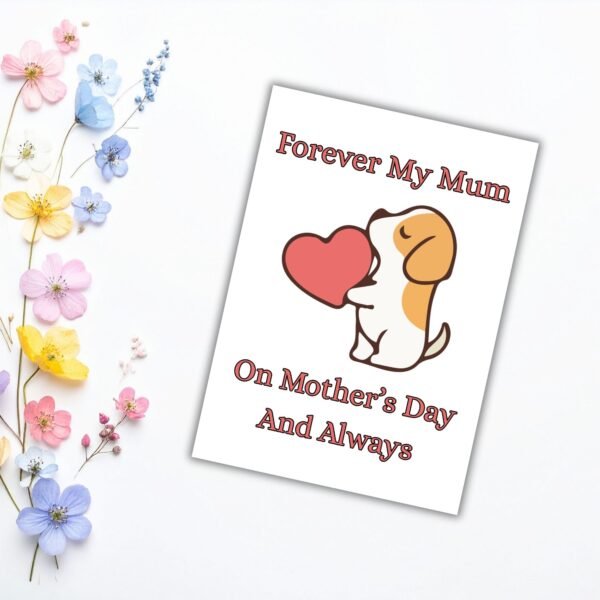 Mother's Day dog memorial (1) Forever My Mum – Dog Mother’s Day Memorial Card