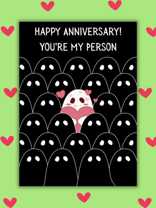 My Person Anniversary Card Happy Anniversary Card – You’re My Person