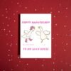 Happy Anniversary Card – To My Silly Goose