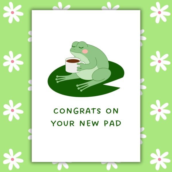 New Pad Card New Home Card - Congrats On Your New Pad