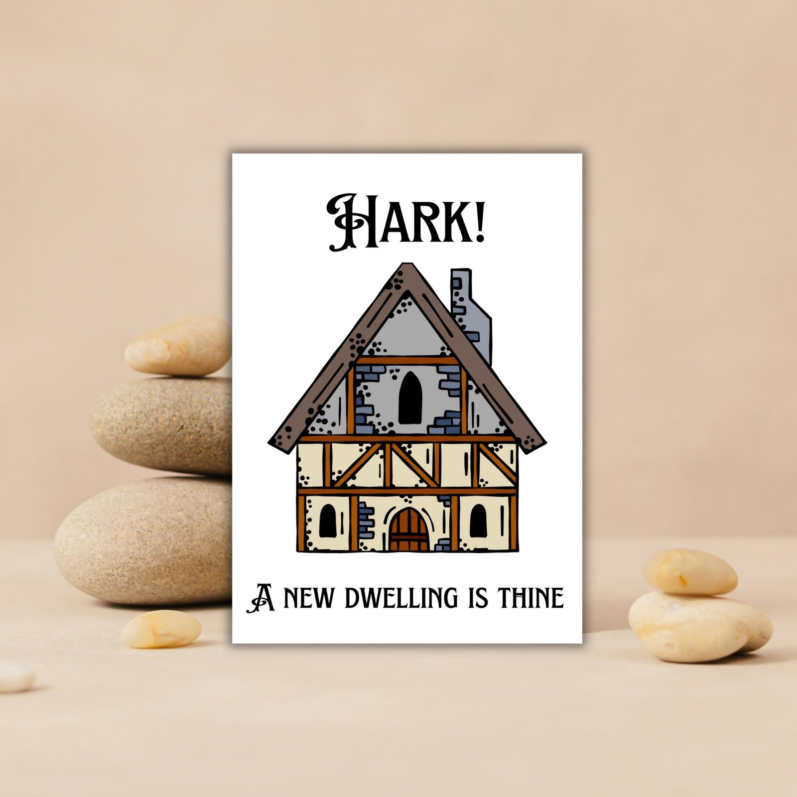 Hark! A New Dwelling Is Thine – Medieval New Home Card - Image 4