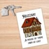 New house Huzzah Card (1) Huzzah! A House of Thine Own at Last - Medieval New Home Card