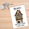 New house Rejoice Card (1) Rejoice! Thou Hast Claimed a Noble Abode - Medieval New Home Card