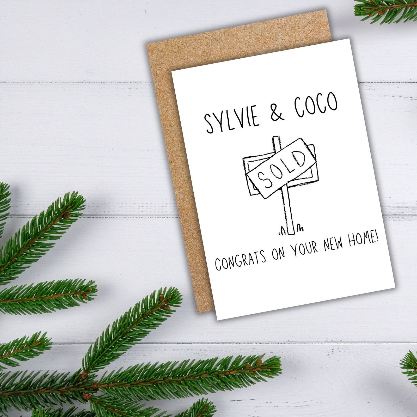 Personalised New Home Card - Congrats On Your New Home - Image 3